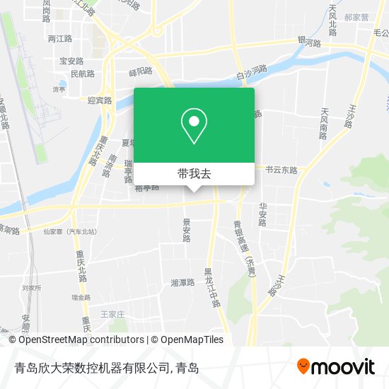 青岛欣大荣数控机器有限公司地图