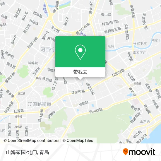 山海家园-北门地图