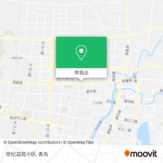 世纪花苑小区地图