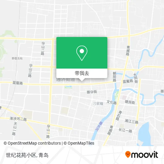 世纪花苑小区地图