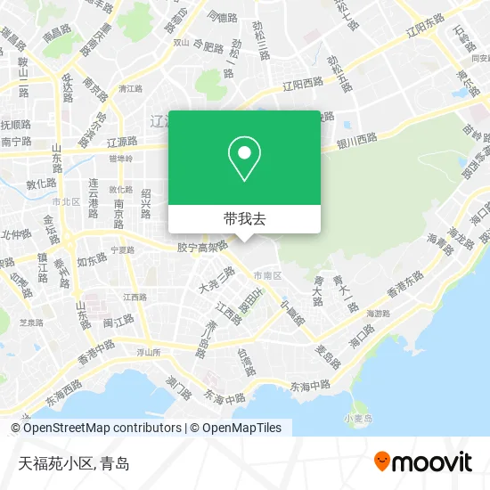 天福苑小区地图
