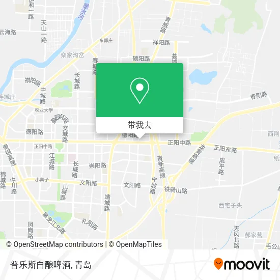普乐斯自酿啤酒地图