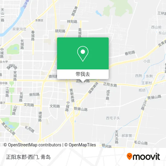 正阳东郡-西门地图