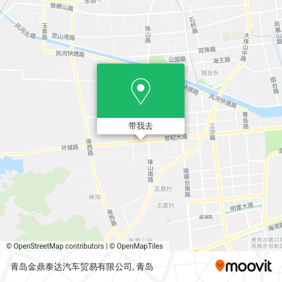 青岛金鼎泰达汽车贸易有限公司地图