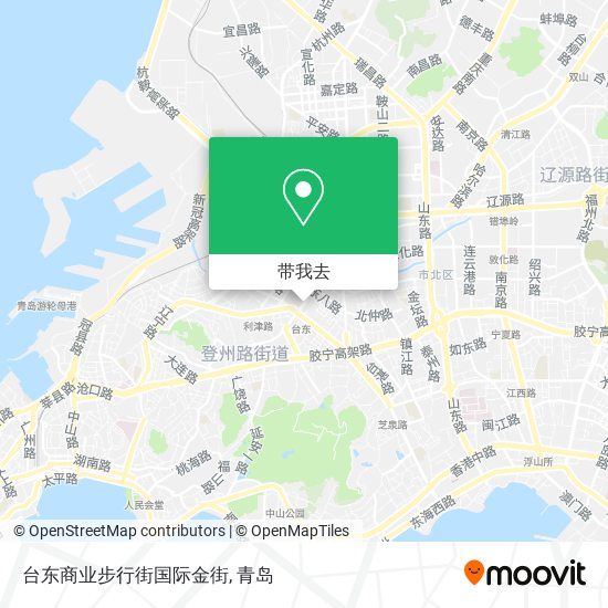 台东商业步行街国际金街地图