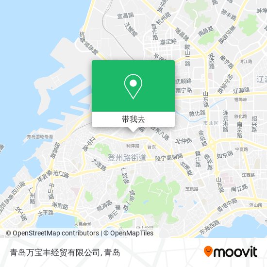 青岛万宝丰经贸有限公司地图