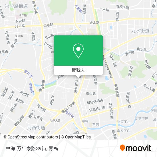 中海·万年泉路39街地图