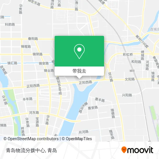 青岛物流分拨中心地图