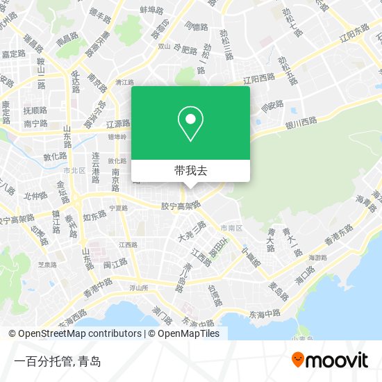 一百分托管地图