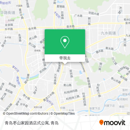 青岛枣山家园酒店式公寓地图