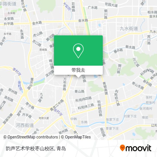 韵声艺术学校枣山校区地图