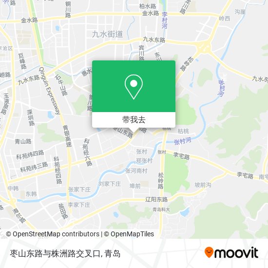 枣山东路与株洲路交叉口地图