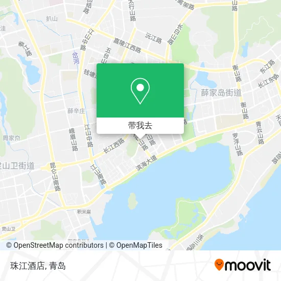 珠江酒店地图