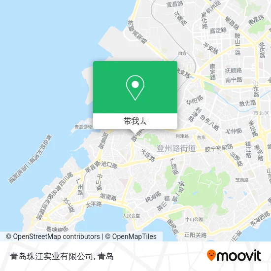 青岛珠江实业有限公司地图
