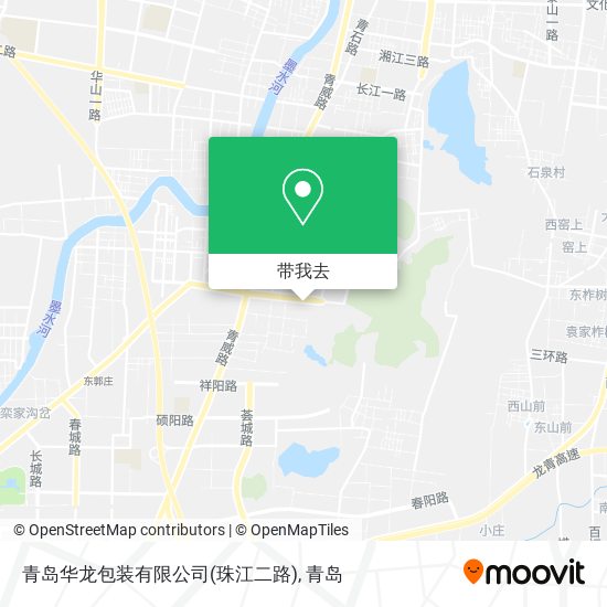 青岛华龙包装有限公司(珠江二路)地图