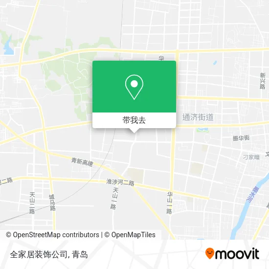 全家居装饰公司地图