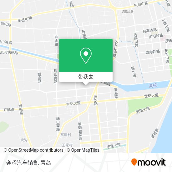 奔程汽车销售地图