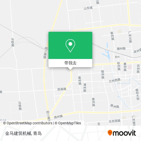 金马建筑机械地图