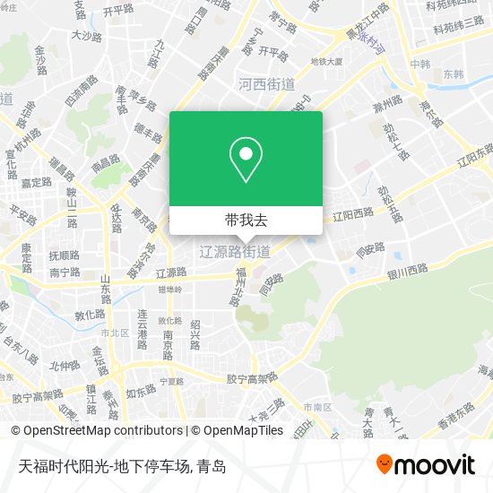 天福时代阳光-地下停车场地图