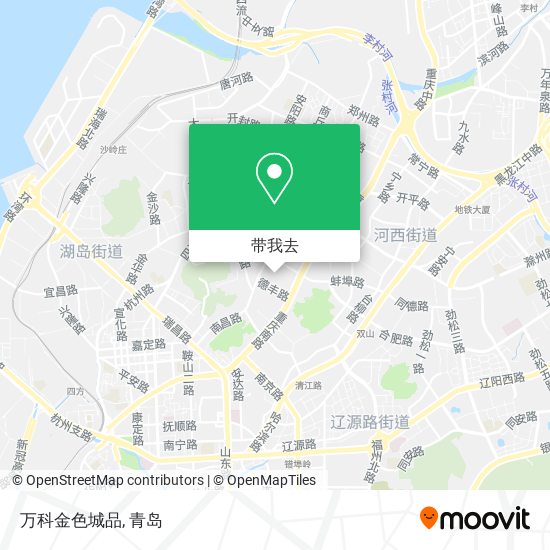 万科金色城品地图