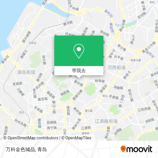 万科金色城品地图