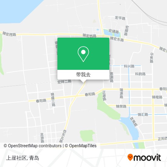 上崖社区地图