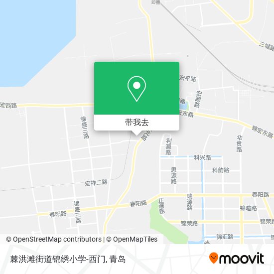 棘洪滩街道锦绣小学-西门地图