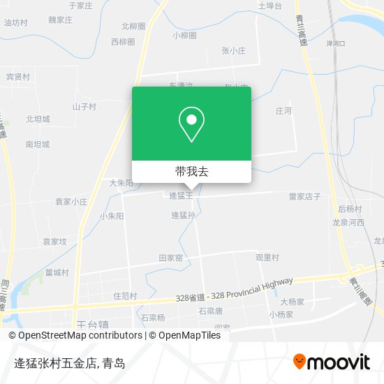 逄猛张村五金店地图