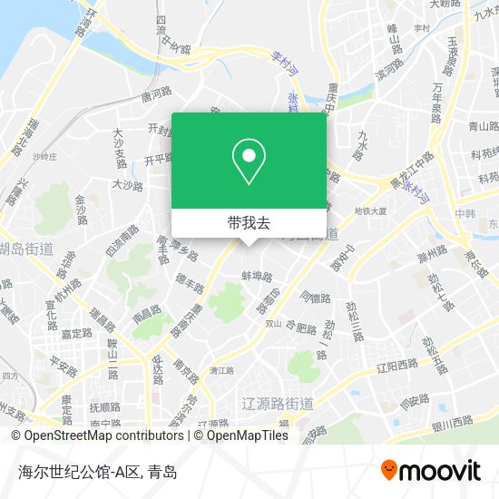海尔世纪公馆-A区地图