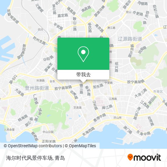 海尔时代风景停车场地图