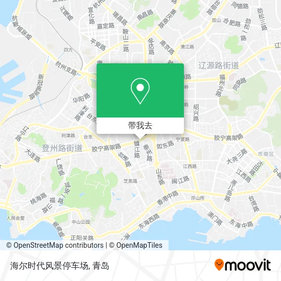海尔时代风景停车场地图