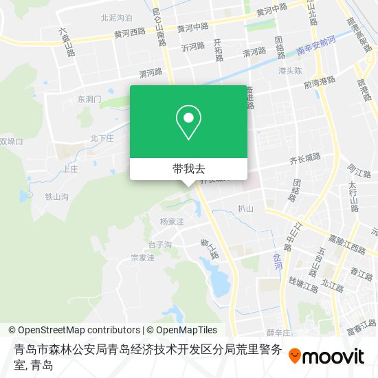 青岛市森林公安局青岛经济技术开发区分局荒里警务室地图