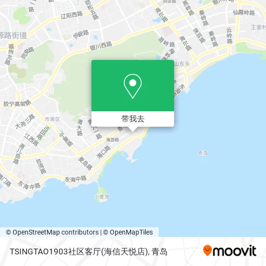 TSINGTAO1903社区客厅(海信天悦店)地图