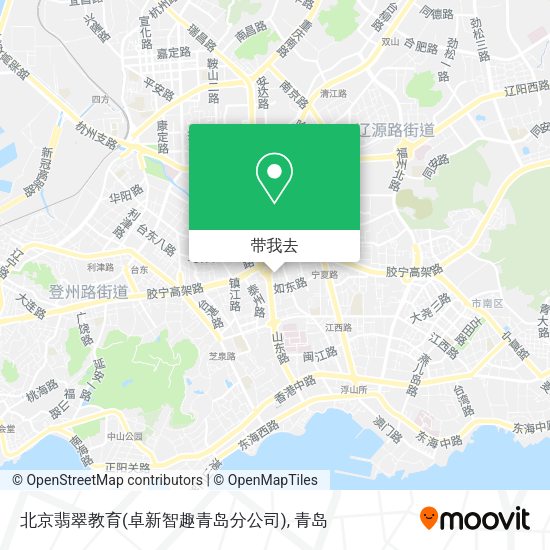 北京翡翠教育(卓新智趣青岛分公司)地图