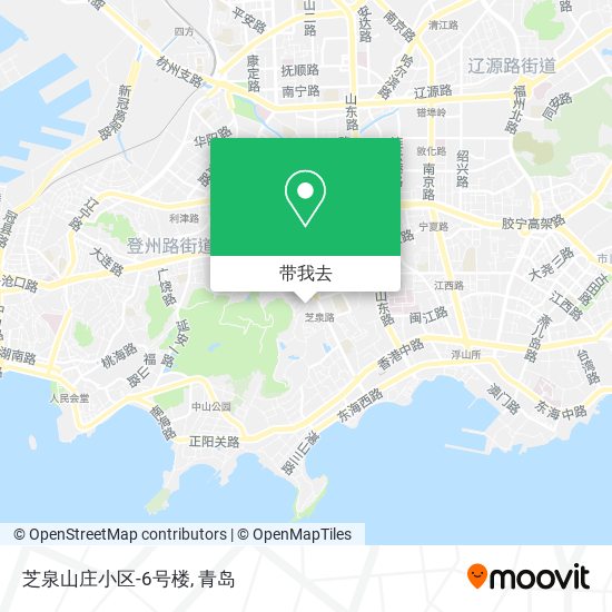 芝泉山庄小区-6号楼地图