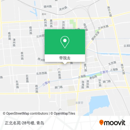 正北名苑-28号楼地图