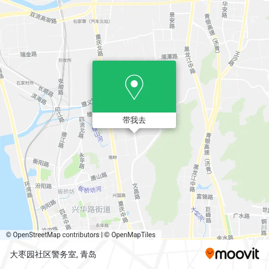 大枣园社区警务室地图