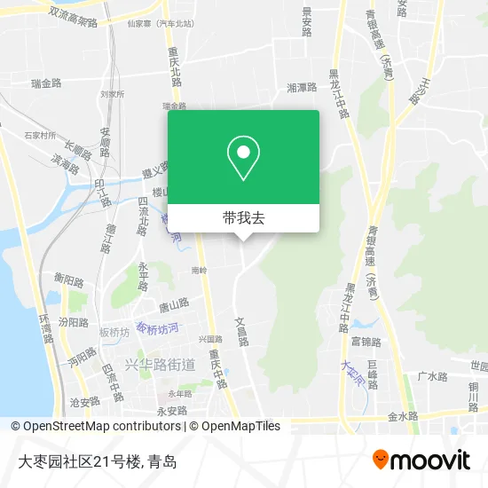 大枣园社区21号楼地图