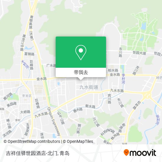 吉祥佳驿世园酒店-北门地图