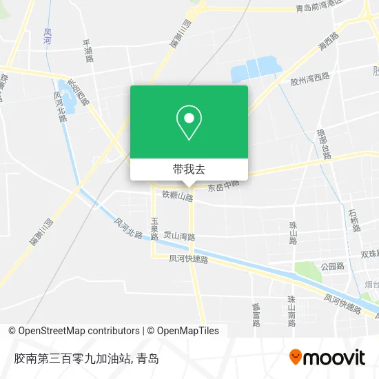 胶南第三百零九加油站地图