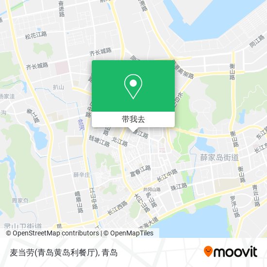 麦当劳(青岛黄岛利餐厅)地图