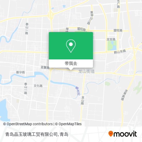 青岛晶玉玻璃工贸有限公司地图