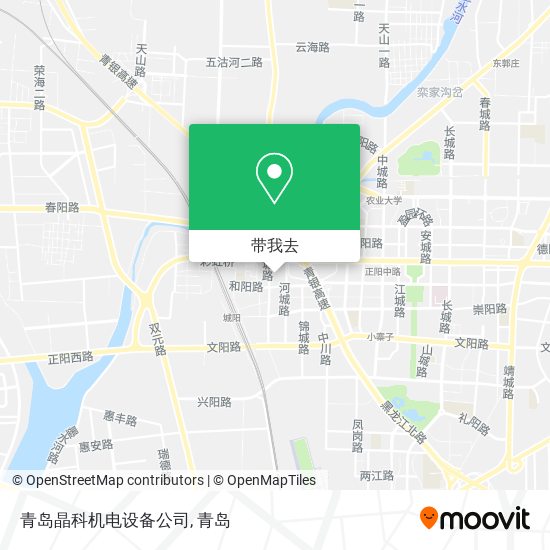 青岛晶科机电设备公司地图
