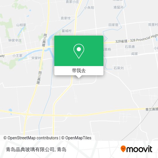 青岛晶典玻璃有限公司地图