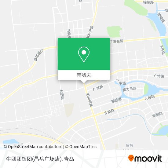 牛团团饭团(晶岳广场店)地图