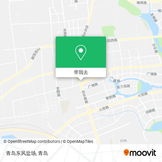 青岛东风盐场地图