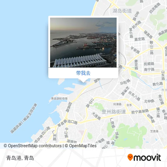 青岛港地图