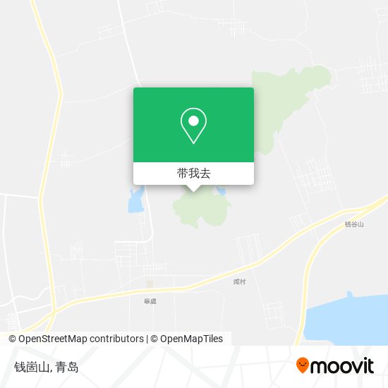 钱崮山地图