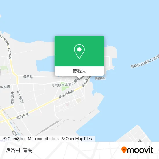 后湾村地图