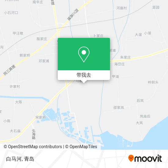 白马河地图